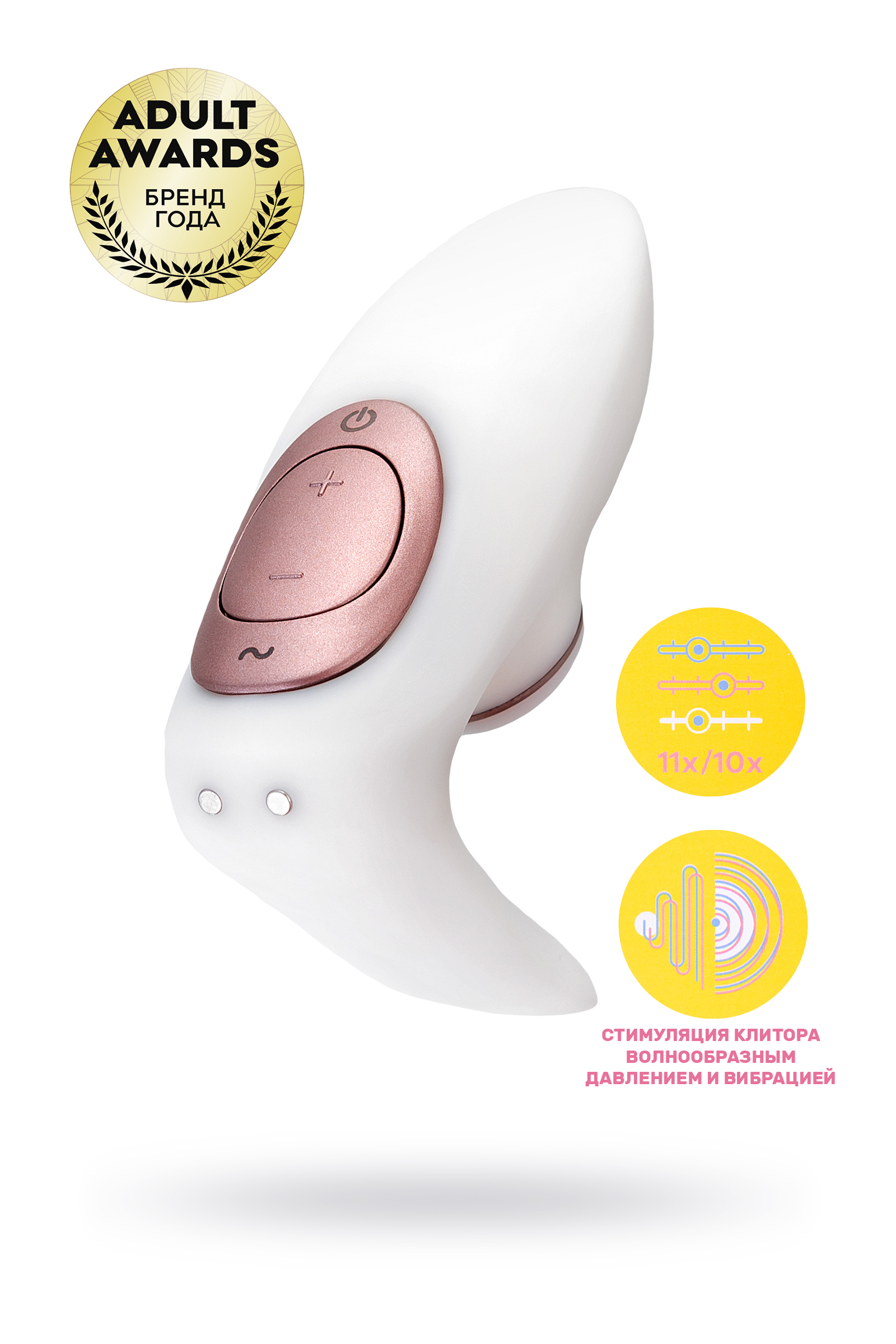 Стимулятор для пар Satisfyer Pro 4 Couples, вакуум-волновой бесконтактный