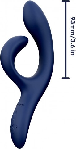 Вибратор для пар WE-VIBE Nova 2 синий,силикон,21,7 см. 