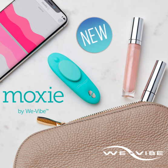 Вибратор для стимуляции клитора в трусики WE-VIBE Moxie мятный,силикон,8,5 см.