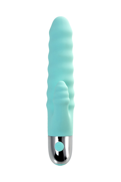 Рельефный вибратор с клиторальной стимуляцией TOYFA Flovetta  Flax