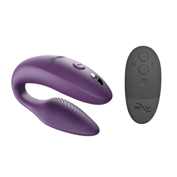 Вибратор для пар WE-VIBE Sync NEW пурпурный,силикон,7,5 см.