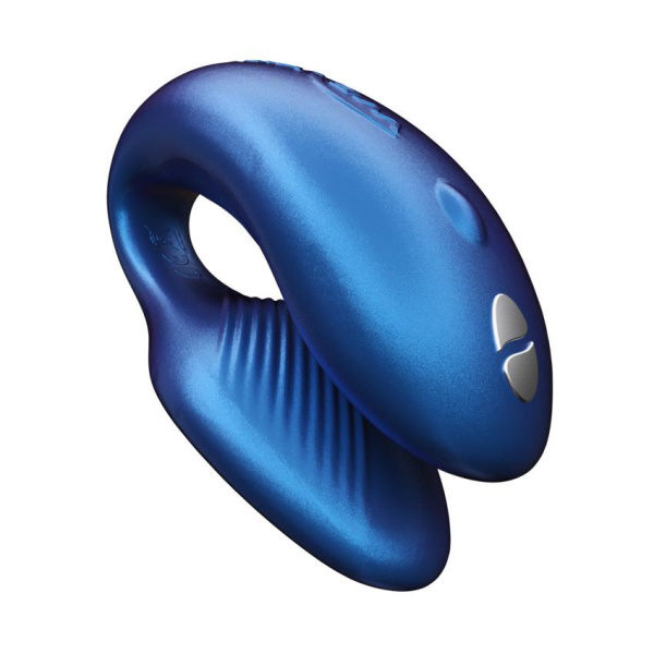Вибратор для пар WE-VIBE Chorus синий космос,силикон,7,8 см.