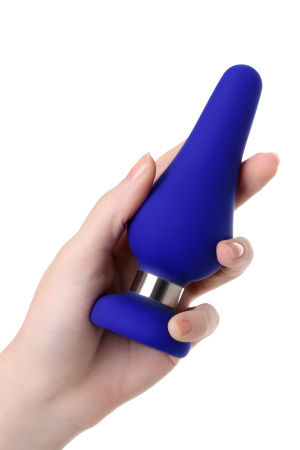Анальная пробка ToDo by Toyfa Сlassic, Синяя, 13,0 см, Ø 4,6
