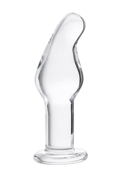 Анальная втулка Sexus Glass, стекло, прозрачная, 14,5 СМ, Ø 4 см