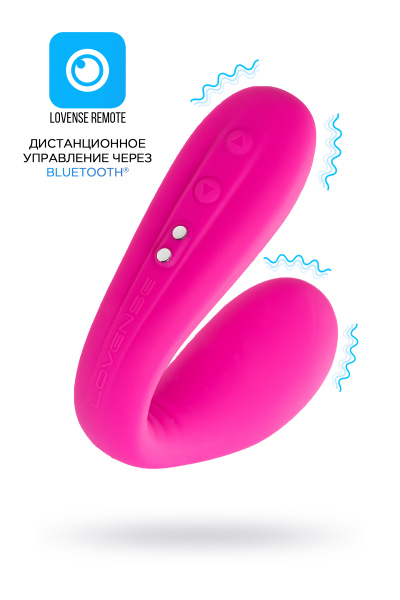 Вибратор Lovense Quake (Dolce), силикон, розовый, 20 см