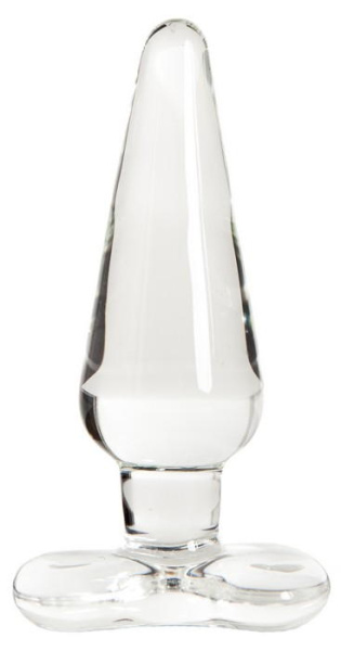 Анальная втулка Sexus Glass, стекло, прозрачная, 11,5 СМ, Ø 3,5 см