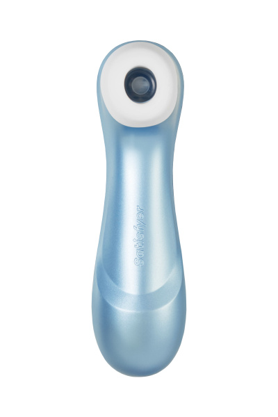 Вакуум-волновой бесконтактный стимулятор клитора Satisfyer PRO 2, силикон, голубой, 15 см.