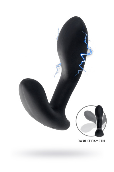 Электростимулятор Mystim Flexing Flavio, силикон, черный, 9 см