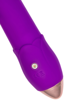 Вибронасадка для душа A-Toys by TOYFA Wesea,силикон, фиолетовый, 20,5 см