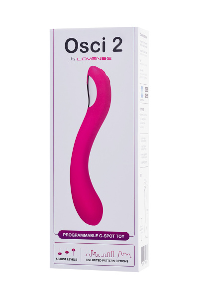 Нереалистичный вибратор Lovense Osci 2,  22 см