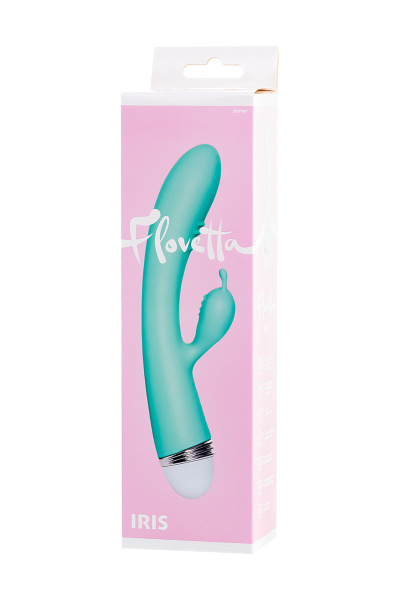 Вибратор с клиторальным стимулятором TOYFA Flovetta  Iris