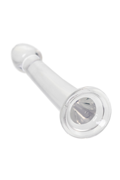Нереалистичный фаллоимитатор Jelly Dildo S Toyfa Basic, TPE, прозрачный, 15,5 см