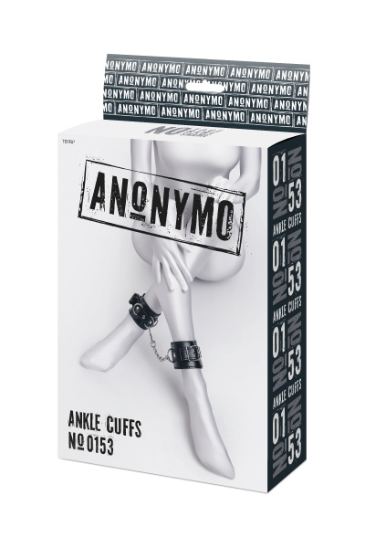 Поножи Anonymo.PU кожа, черные, 26,5 см