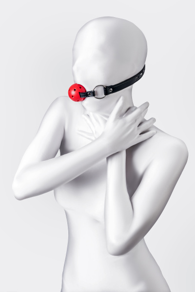 Кляп Anonymo.ABS пластик, красный, 64 см