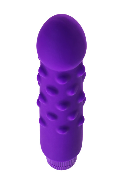 Вибратор нереалистичный TOYFA A-Toys, силикон, фиолетовый, 17 см