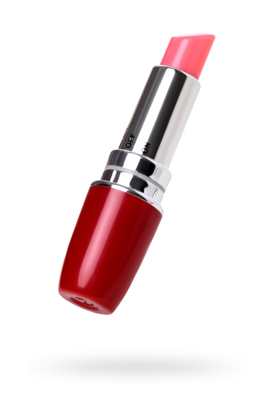 Вибромассажер TOYFA A-Toys Lipstick, пластик, красный, 9 см