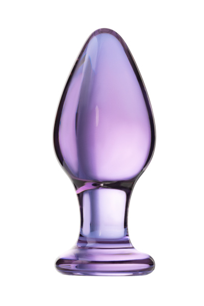 Анальная втулка Sexus Glass, стекло, розовая, 10 см, Ø 4 см