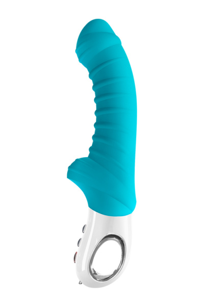 Вибратор Fun  Factory Tiger G 5, бирюзовый, 21,7 см, Ø 4