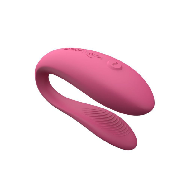 Вибратор для пар WE-VIBE Sync Lite розовый,силикон,7,5 см.