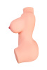 Мастурбатор реалистичный в форме женского тела, с 2 любовными входами, ТPE, телесный, 2,5 кг (в бело