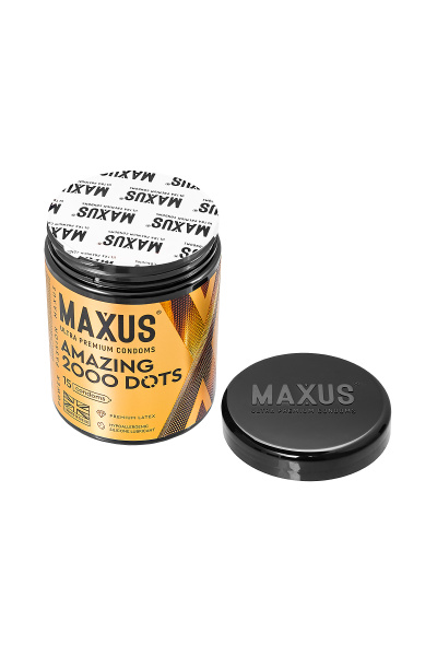 Презервативы Maxus Amazing,  латекс,текстурированные 15 шт.