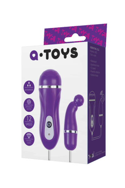 Вибростимулятор  TOYFA A-Toys, фиолетовый