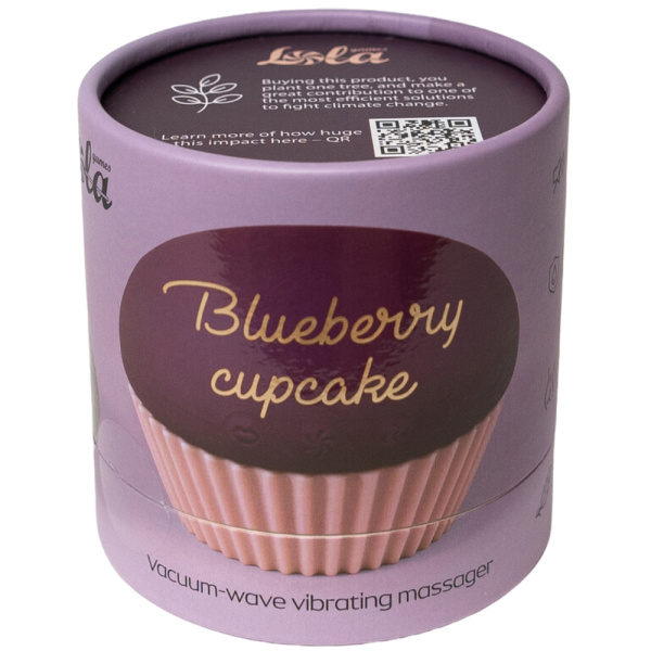 Вакуумно-волновой вибратор Blueberry Cupcake