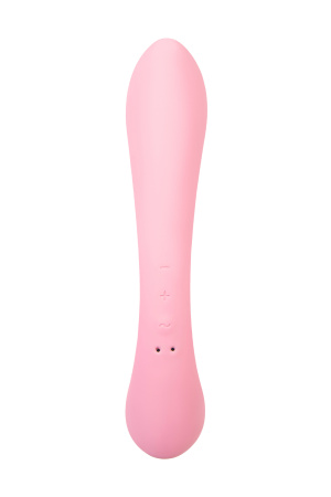Нереалистичный вибратор Satisfyer Triple Oh, силикон, розовый, 24 см