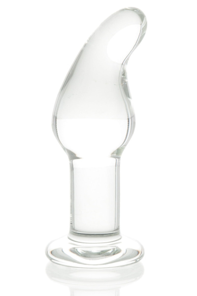 Анальная втулка Sexus Glass, стекло, прозрачная, 14,5 СМ, Ø 4 см