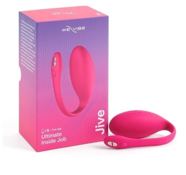 Виброяйцо WE-VIBE Jive розовый,силикон,9 см.