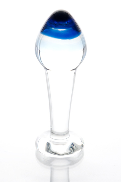 Анальная втулка Sexus Glass, стекло, прозрачная 11,5 см, Ø 4 см