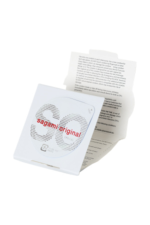 Презервативы Sagami №1 полиуретановые Original 0.02, 1шт 